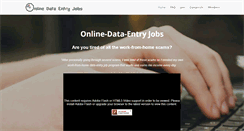 Desktop Screenshot of online-data-entry-jobs.com