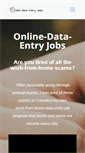 Mobile Screenshot of online-data-entry-jobs.com